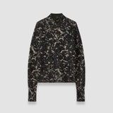 Multicolour Yasmin Cashair Jacquard High Neck Jumper - Joseph