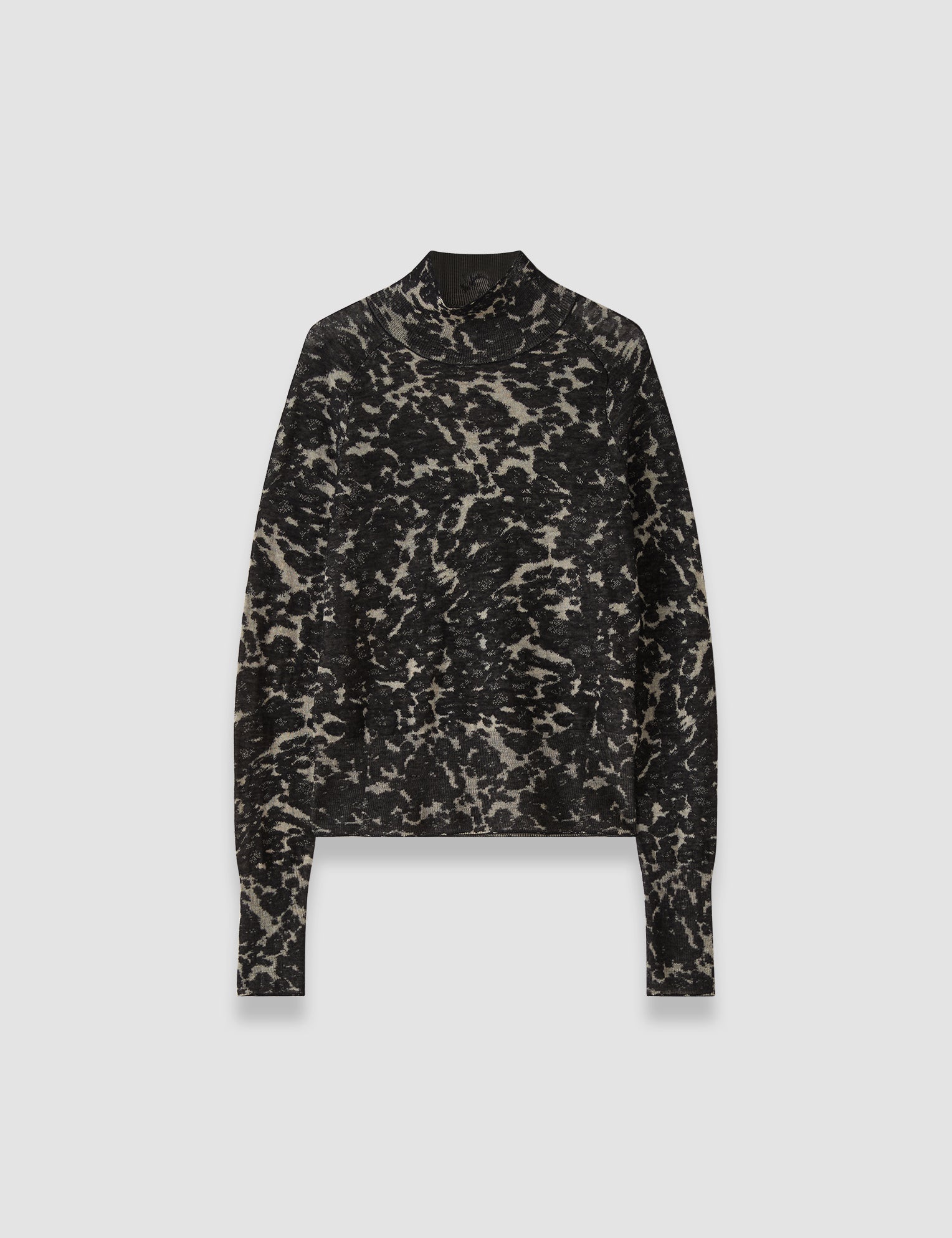 Multicolour Yasmin Cashair Jacquard High Neck Jumper - Joseph