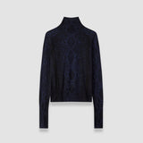 Blue Yasmin Cashair Snake Knitwear - Joseph