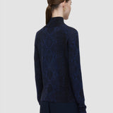 Blue Yasmin Cashair Snake Knitwear - Joseph