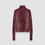 Purple Yasmin Cashair Snake Knitwear - Joseph