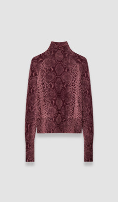 Purple Yasmin Cashair Snake Knitwear - Joseph