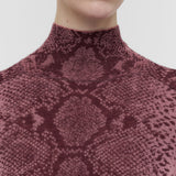 Purple Yasmin Cashair Snake Knitwear - Joseph