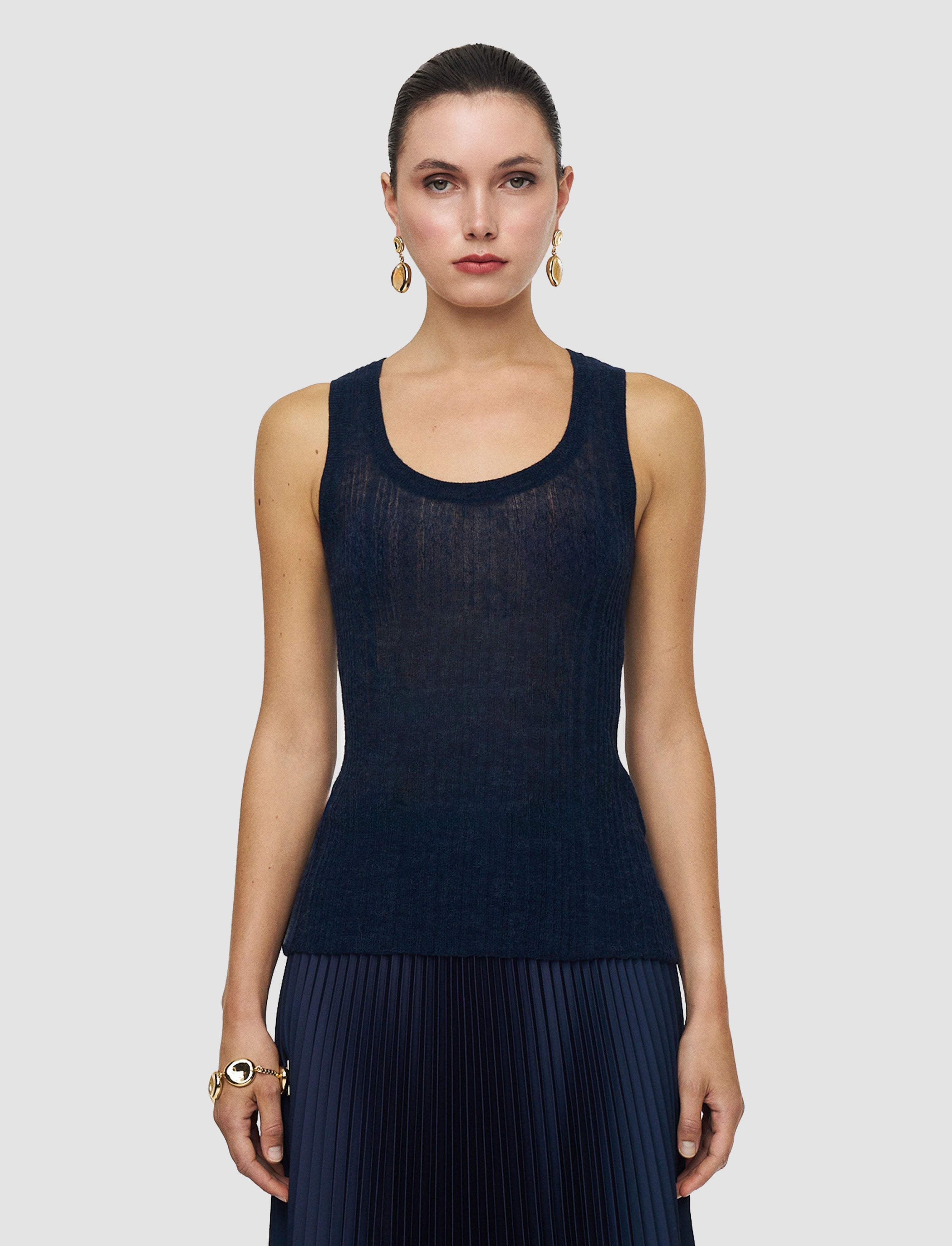 blue-ycaza-sheer-wool-rib-vest-JOSEPH
