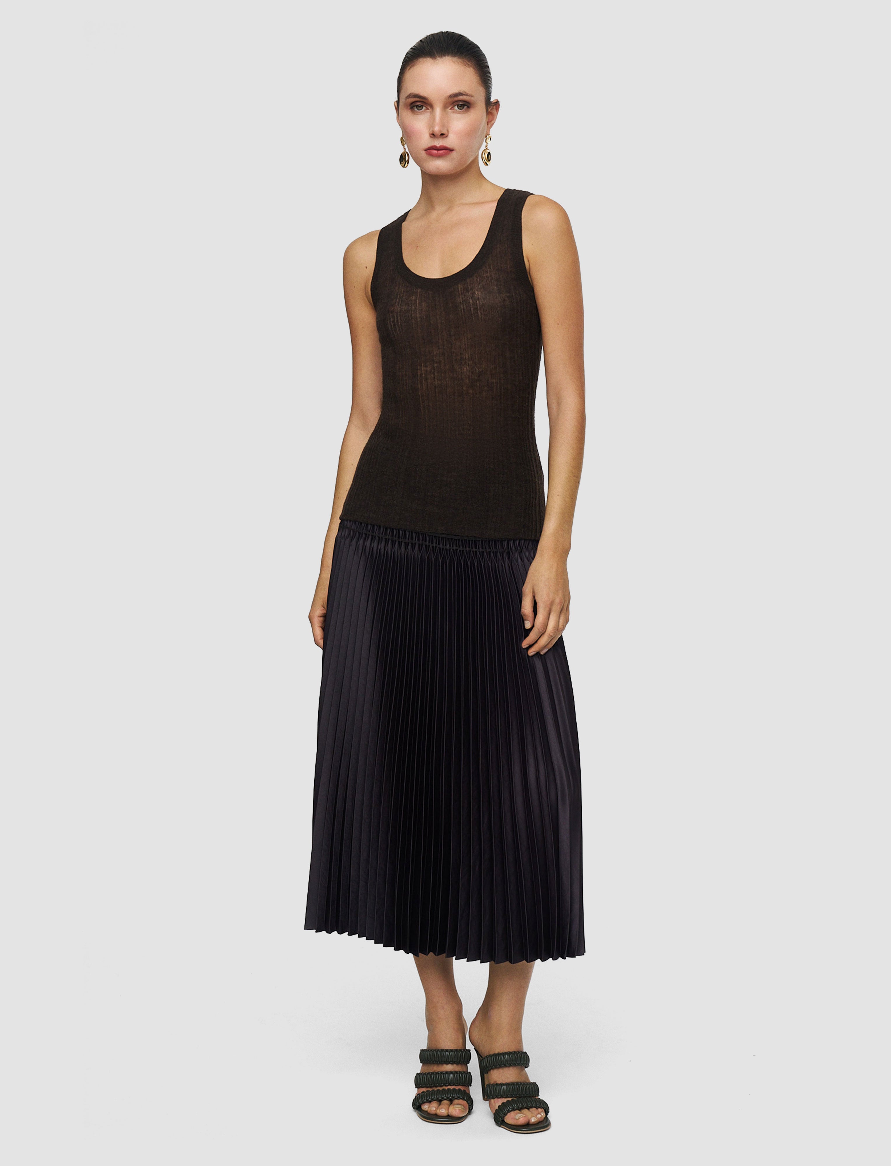 brown-ycaza-sheer-wool-rib-vest-JOSEPH