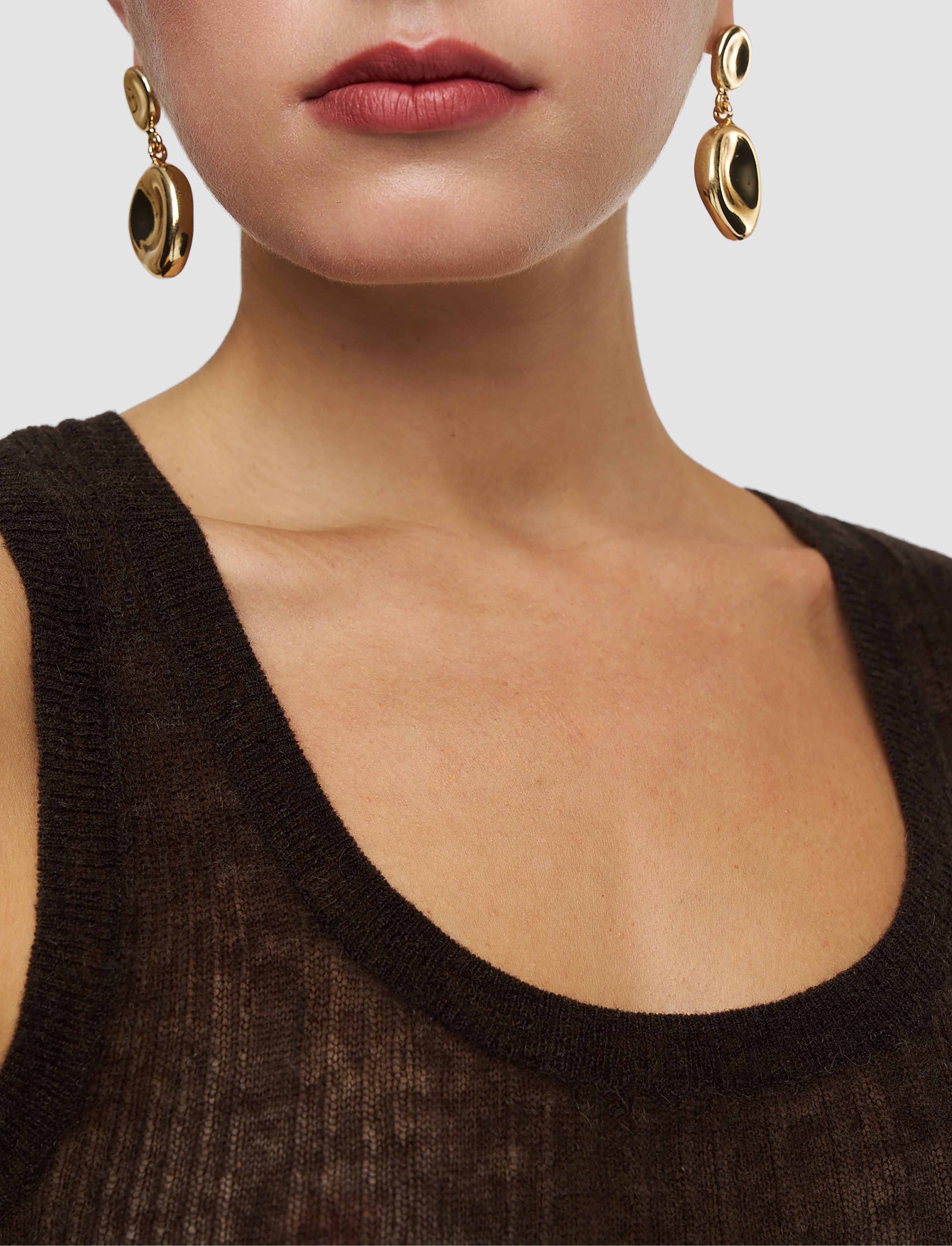 brown-ycaza-sheer-wool-rib-vest-JOSEPH