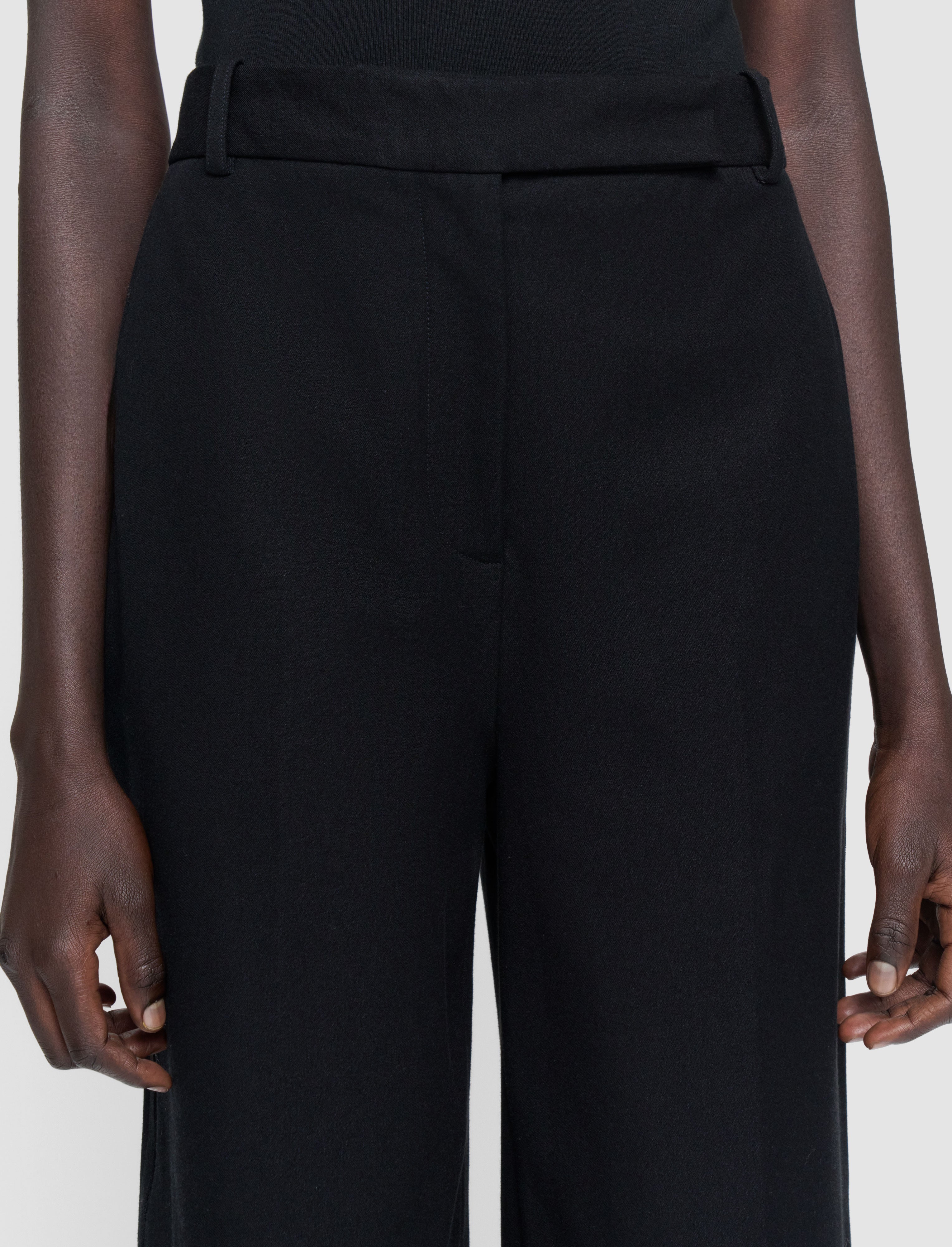 black-yukio-gabardine-stretch-trousers-JOSEPH
