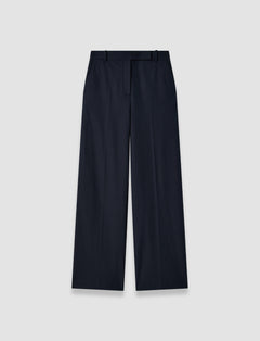 Blue Yukio Gabardine Stretch Trousers - Joseph