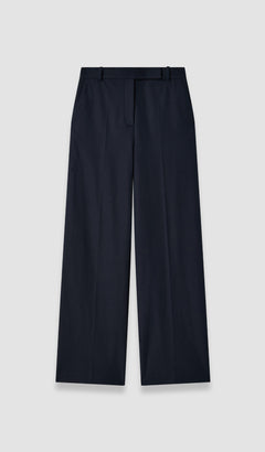 Blue Yukio Gabardine Stretch Trousers - Joseph