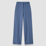 Blue Yukio Gabardine Stretch Trousers - Joseph