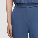 Blue Yukio Gabardine Stretch Trousers - Joseph
