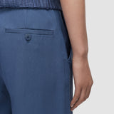 Blue Yukio Gabardine Stretch Trousers - Joseph