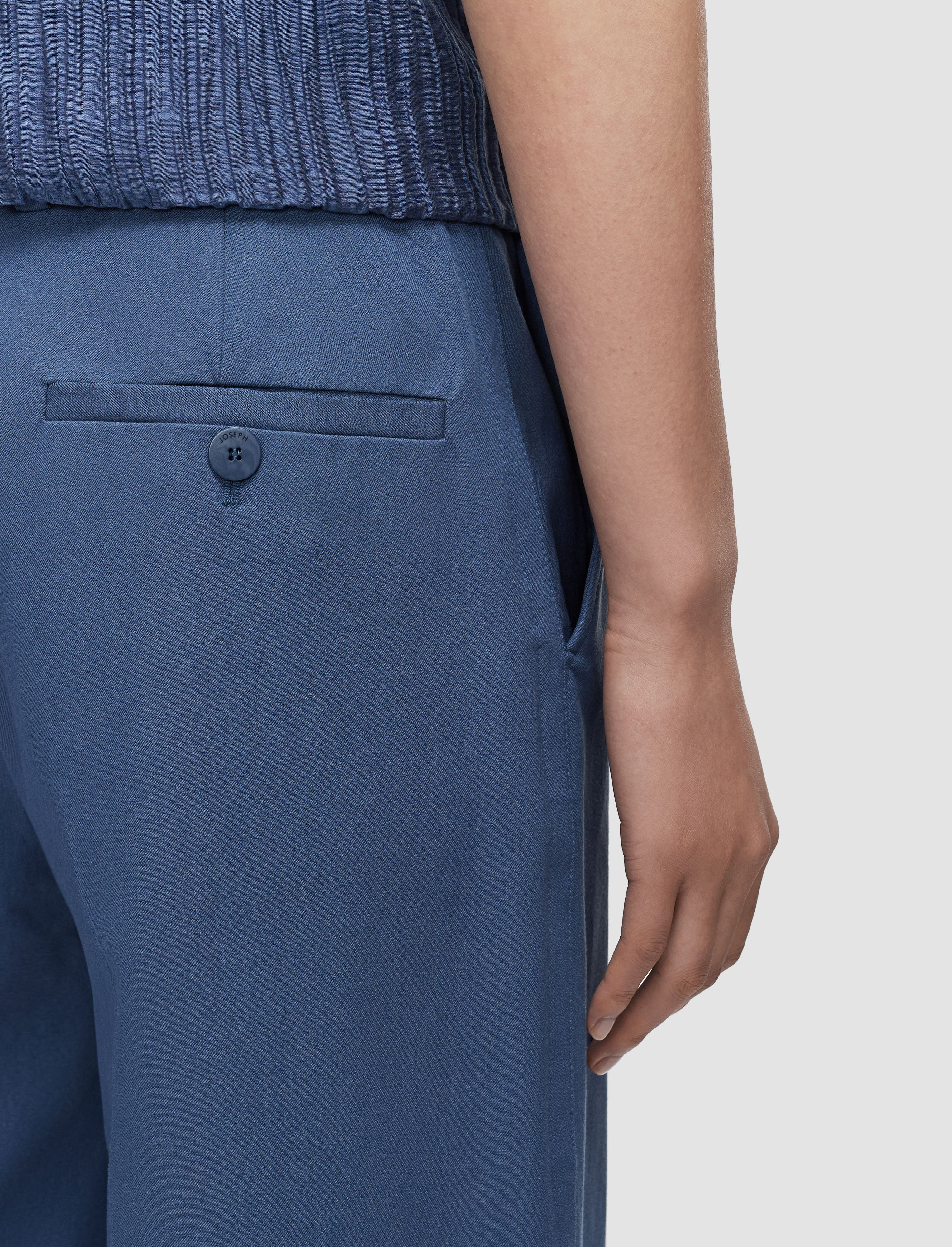 blue-yukio-gabardine-stretch-trousers-JOSEPH