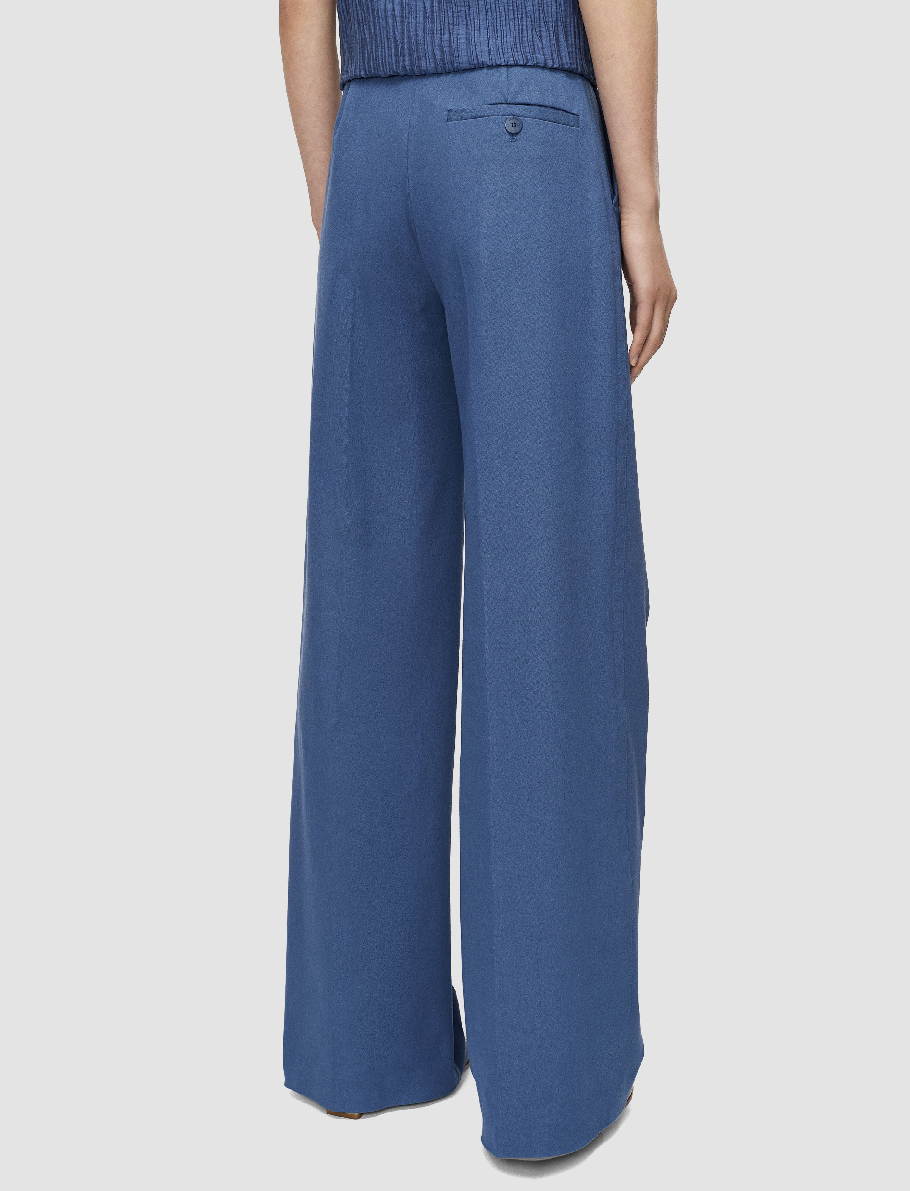 blue-yukio-gabardine-stretch-trousers-JOSEPH