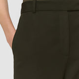 Green Yukio Gabardine Stretch Trousers - Joseph