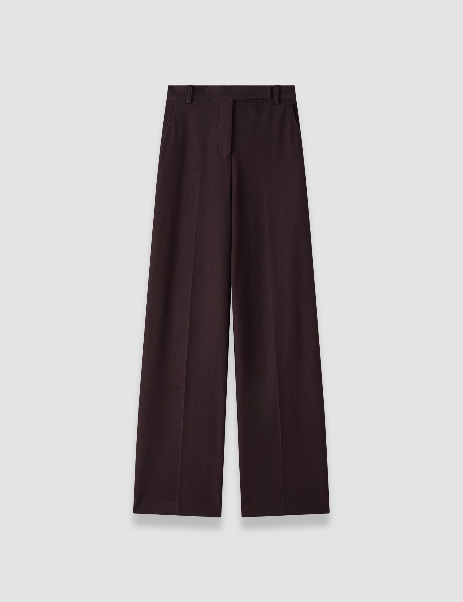 Purple Yukio Gabardine Stretch Trousers - Joseph