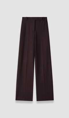 Purple Yukio Gabardine Stretch Trousers - Joseph