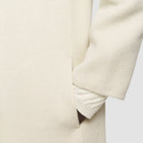 Beige Yves Brushed Double Face Alpaca Coat - Joseph