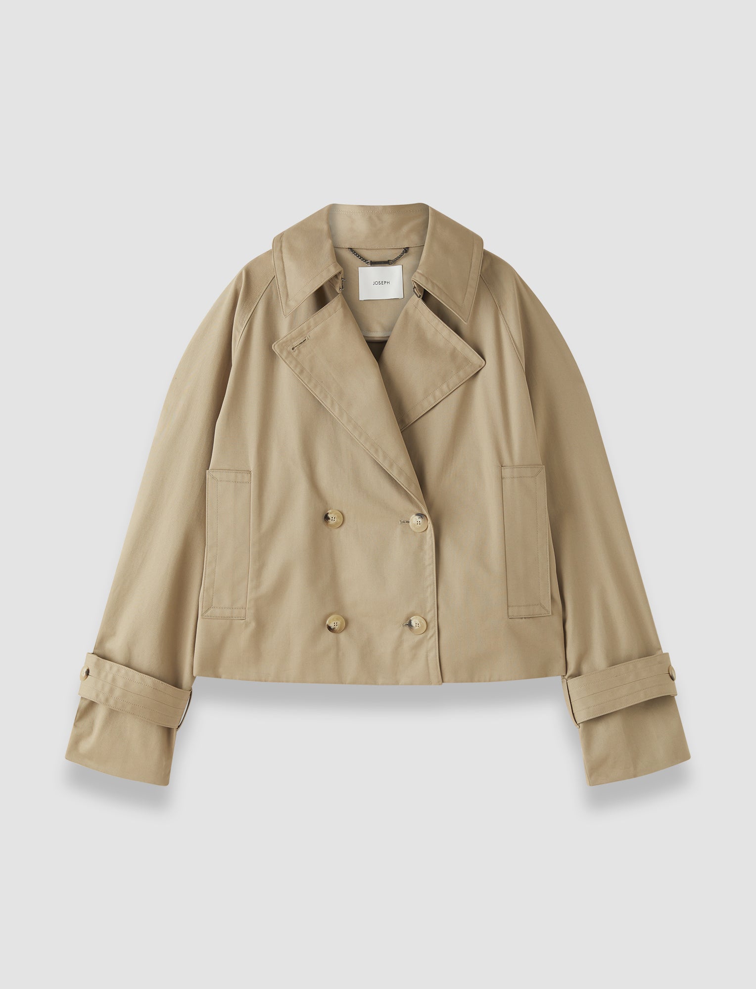 beige-zago-cotton-trench-jacket-JOSEPH