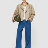 Beige Zago Cotton Trench Jacket - Joseph