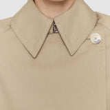 Beige Zago Cotton Trench Jacket - Joseph