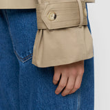 Beige Zago Cotton Trench Jacket - Joseph