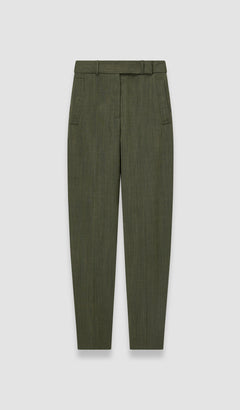 Green Zen Light Wool Trousers - Joseph