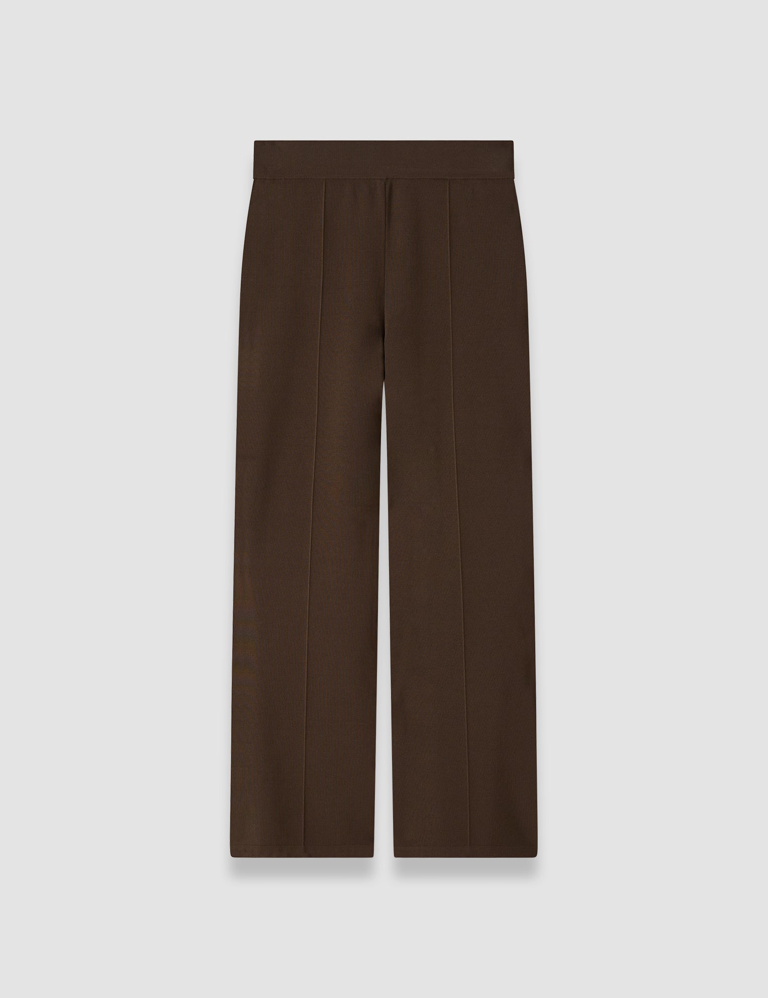 Brown Zeta Light Viscose Knit Trousers - Joseph