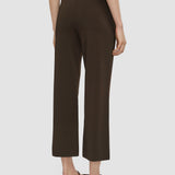 Brown Zeta Light Viscose Trousers - Joseph