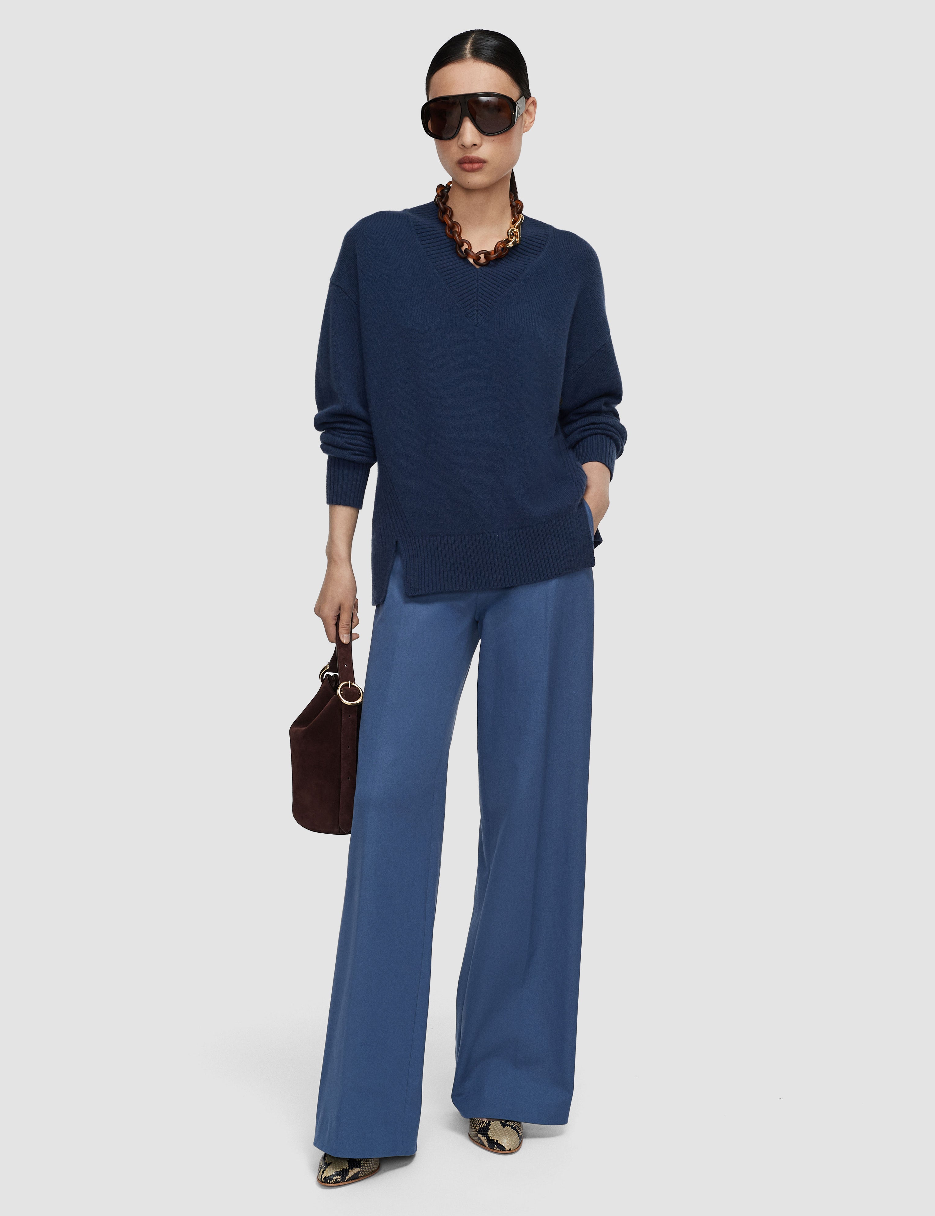 Blue Zinnia Cloud Cashmere Jumper - Joseph
